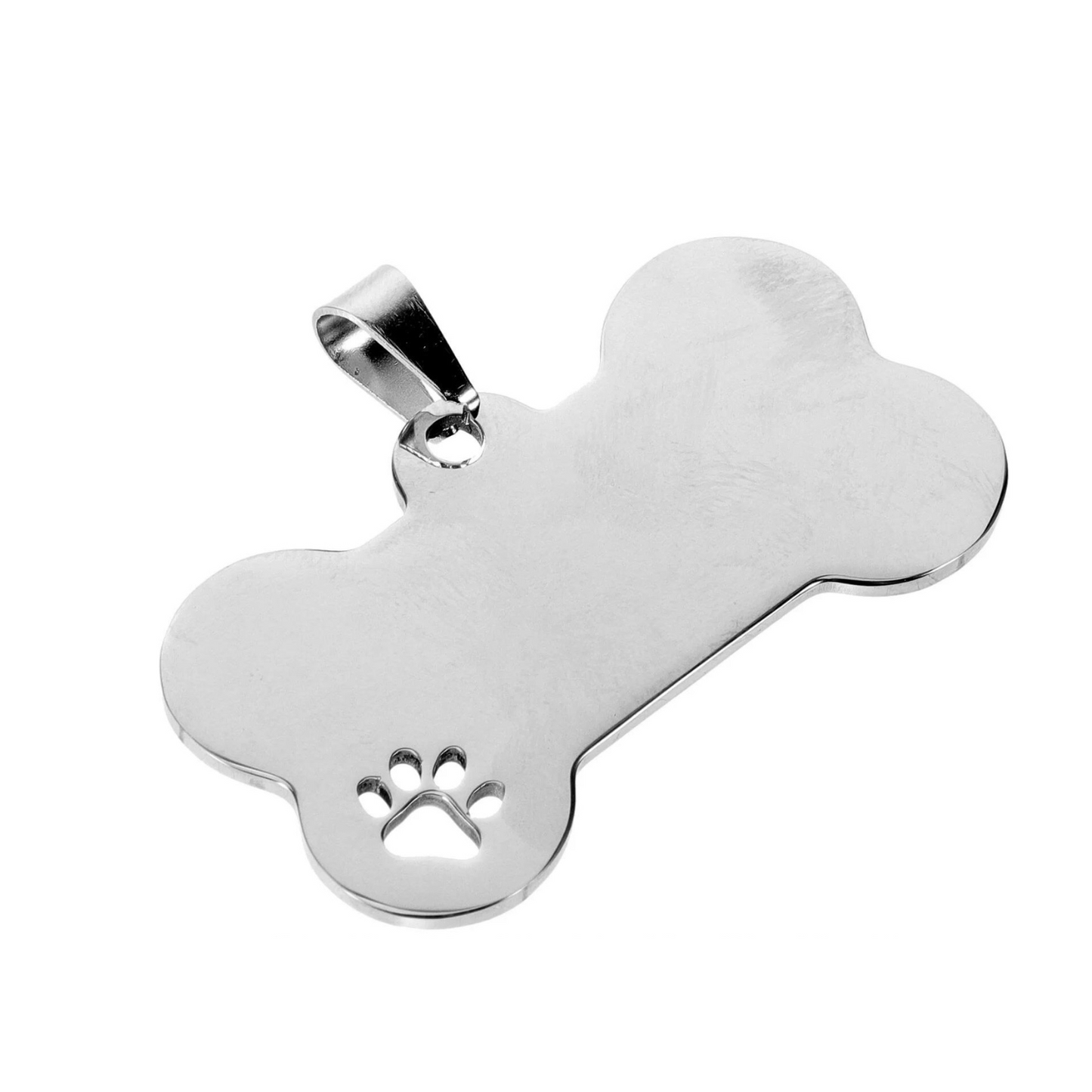 Stainless Steel Bone Shape Pet Tag