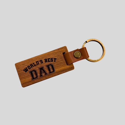 Wooden Engraved Keychain